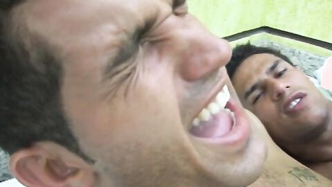 Brazilian jocks banging hardcore after sloppy cock sucking