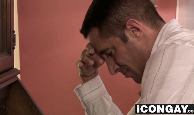 Nick works on rimming Joshs hungry hole while his moans