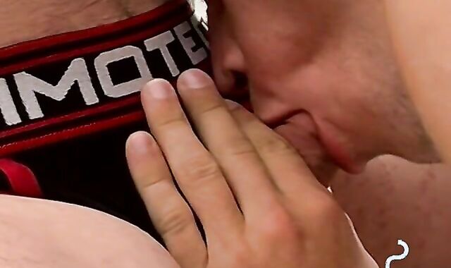Giving my stepbro a blowjob while blowing my cigarette