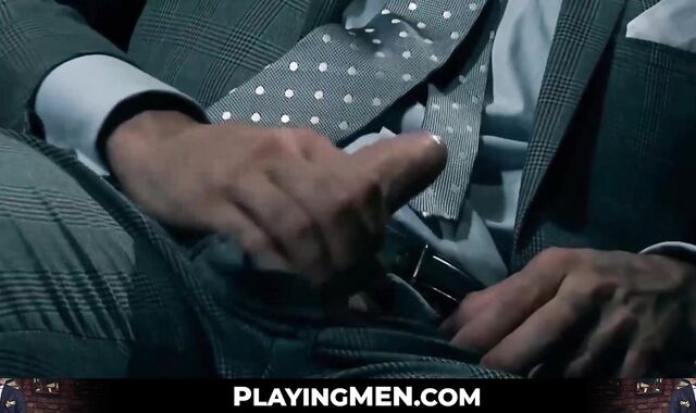 Classy hunks fucked sexy jock Darius Ferdynand in 3way