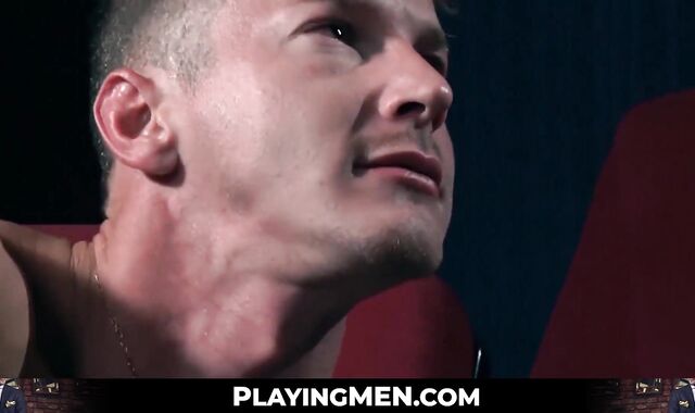 Classy hunks fucked sexy jock Darius Ferdynand in 3way