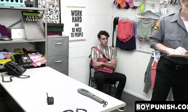 Officer Cole Church assfucked nerdy stud Mark Something
