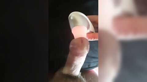 Womanizer male moaning intense orgasm