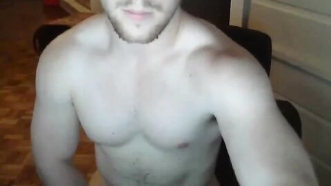 Cute Muscled Stud Jerks Off & Cums for Me on Cam