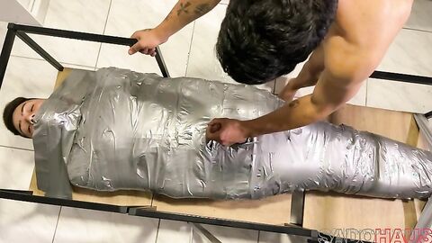 twunk acquires Mummified By A Leather twunk