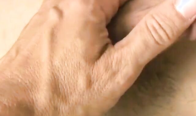 Super horny yoga instructor works on his dick for the camera