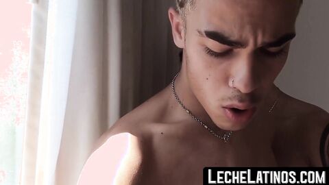 Latino twink Edipo Rey spitroasted by Sahid and Ransack Heavenly messenger