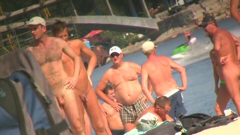 STAGGING ON nude boys AT THE NATURIST BEACH VOL two