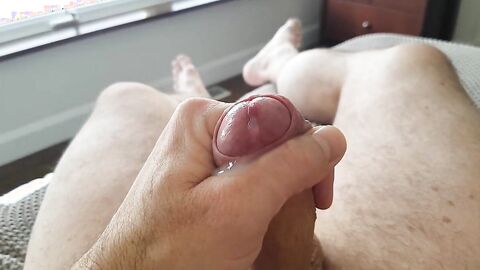 Big Uncut Cumshot Foreskin