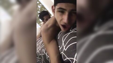 Hot twink rimmed while filming himself