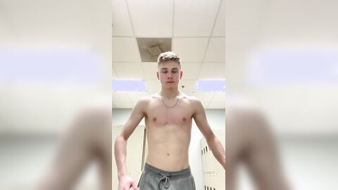 Swimmer Paul jerking off in the shower at the gym (#9, #10, #11)
