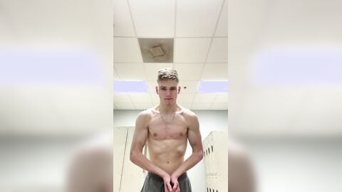 Swimmer Paul jerking off in the shower at the gym (#9, #10, #11)