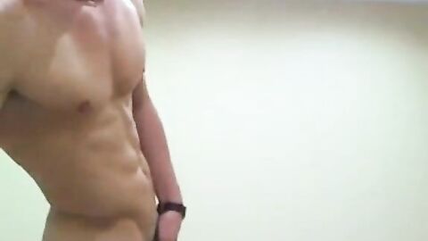 American 19 year old dude strips on cam