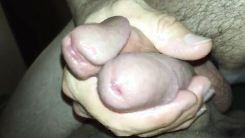 two dicks rubbing