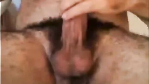 LATINO HAIRY DADDY BEAR BIG FAT COCK AND THICK CUMSHOT