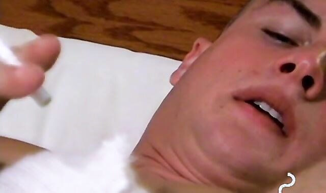 Chronic tobacco user Devon take pride in his huge cock