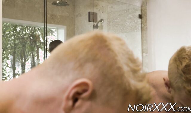 Jaxx Maxim sticks his BBC inside blond bearded hunk Johnny V