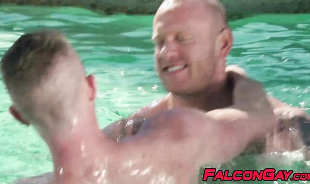 Stud makes muscular gay pound his ass balls deep and hard