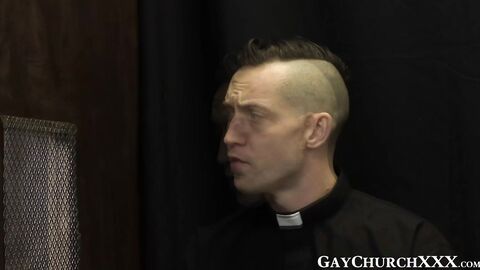 Aspiring blonde priest confesses his impure sexual deeds