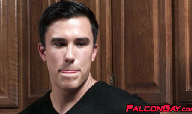 Jock jerks off watching two fit guys fucking deep and raw