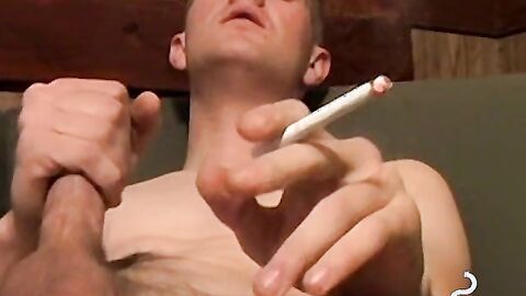 Smoking Twink threesome ecstasy full of anal and throatfucks