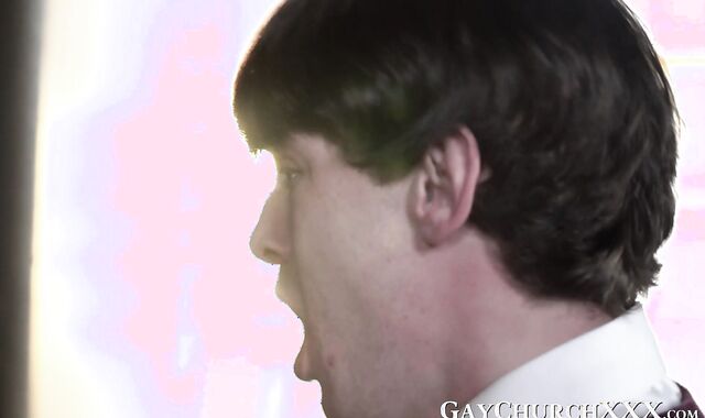 Miscievous seminarian gets punished for jerking off