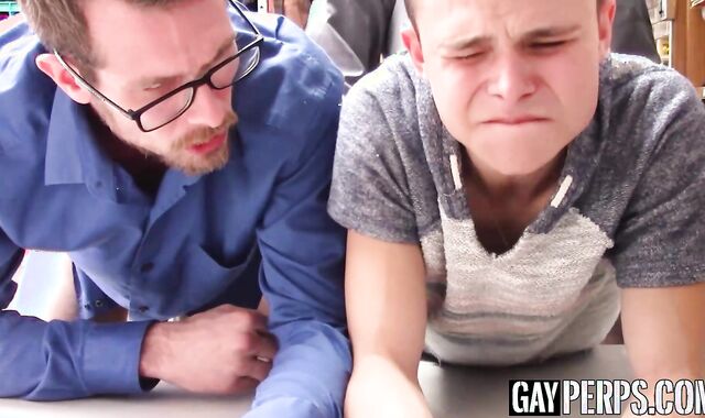 Young delinquents dad sucks officers BBC for sons freedom
