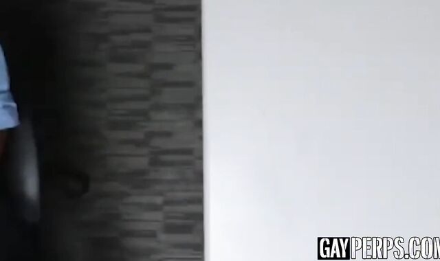 Skinny delinquent Stud Devours officers huge black cock