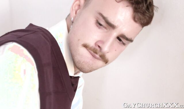 Young seminarians practice on how to satisfy the holy father