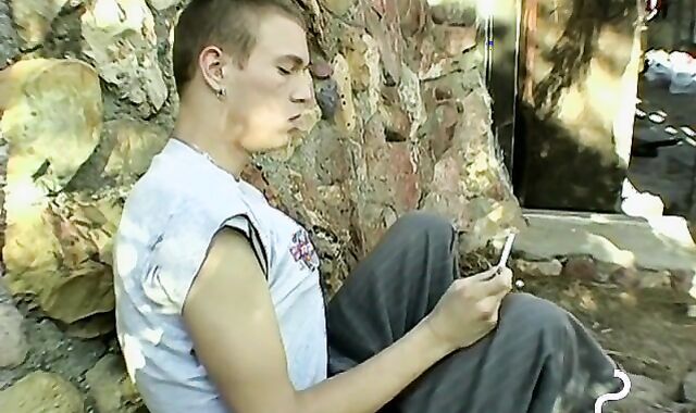 Sultry Encounter the alluring smoking Twinks mouthfucking
