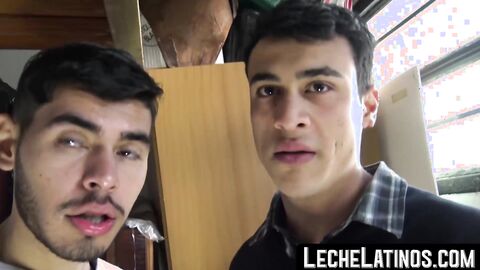 Two Latinos who are not gay offered to pay for bareback fucking