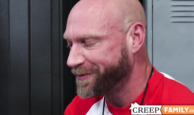 Stepdaddy let Adrian Rose drill his ass to help him boost his insecure bushy body