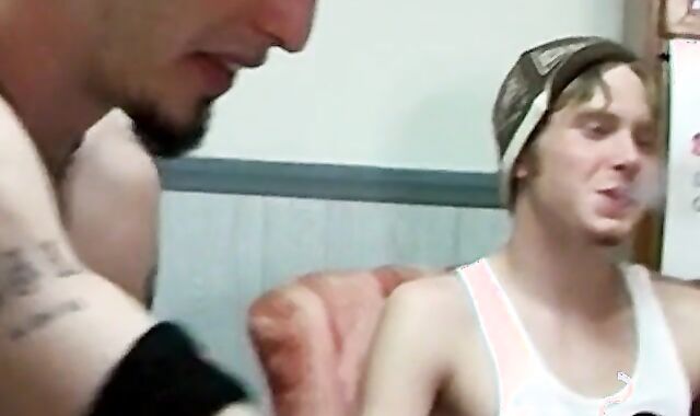 Attractive dude who loves to smoke seduces sexy partnerÂ 