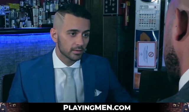 Bruno Max and Robbie Rojo two office workers are anal fucking rough