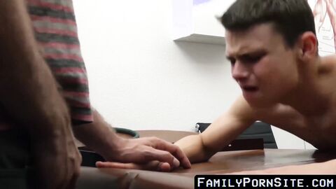 Twink blows stepdad while the great specialist actually looks at his butt