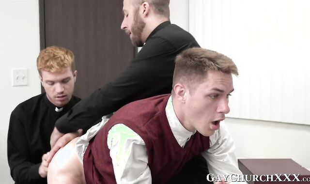 Innocent aspiring priest submits to his superior pastors
