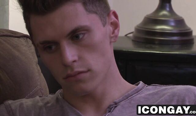 Troy Accola is sad but Pierces big cock is there to fix him