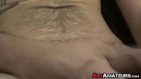 Handsome blonde amateur gay stripping and stretching dick