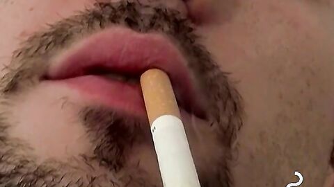Attractive dude uses smoke to get into this twink ass