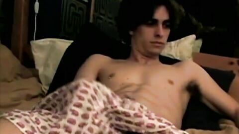 Classics of twink jerking off in passionate nice video