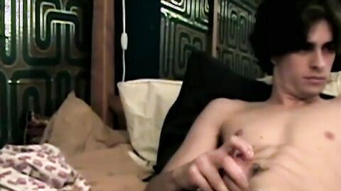 Classics of twink jerking off in passionate nice video