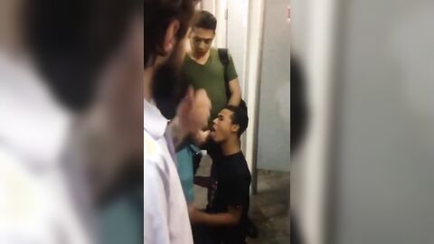 Blowjob Public Restroom