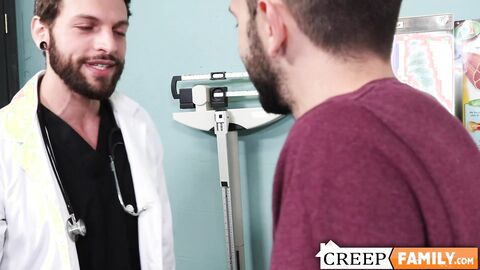 Izzy danger found his stepuncle alluring and stunning in doctors uniform