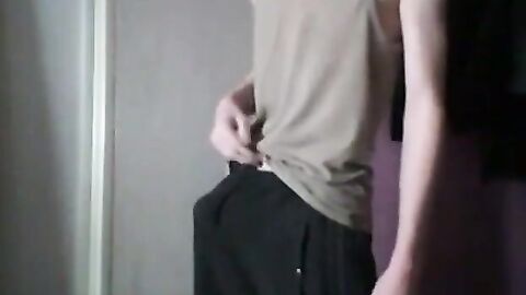 skinny twink masterbates with sex toy
