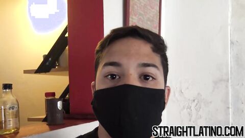 Shy Latino jock facialized after hardcore fucking for cash