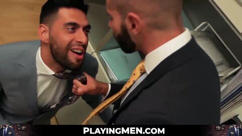 Have sex in a real office setting with two executive branch directors