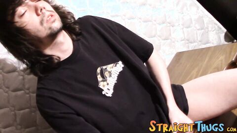 Seductive stud Jonas Taylor tease his throbbing cock