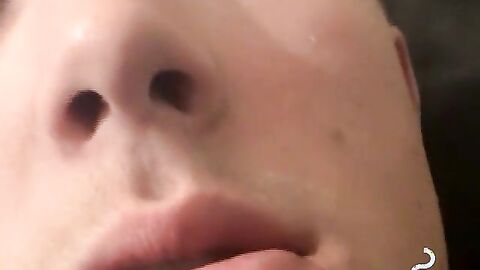 Chainsomker dude engages with intense solo cock stroking