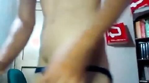 Sexy boy plays with his hot ass