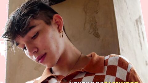 Dashing young gay sucks dick before drilling his man bare